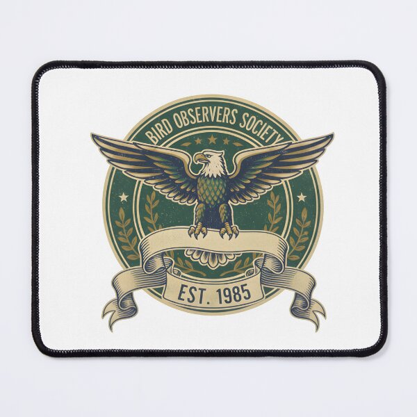 Item preview, Vintage Bird Observers Society T-Shirt | Retro Badge Logo Tee | Ornithology Club Design | Est. 1985 Heritage Graphic designed and sold by NatureNookTees.
