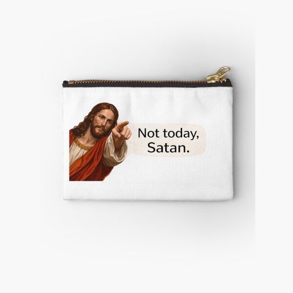 Item preview,  jesus not today satan meme  designed and sold by PatternFly.