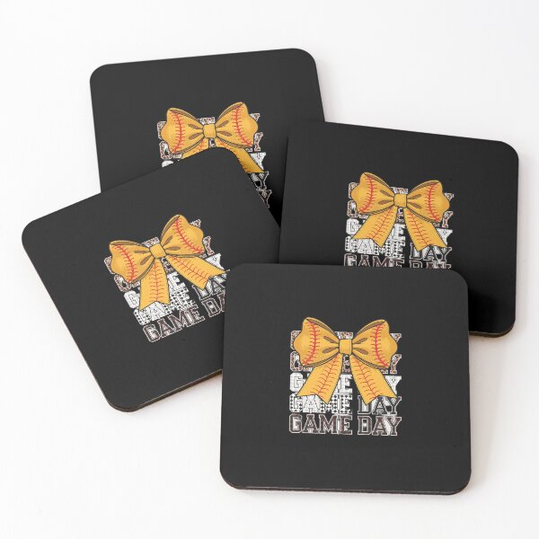 Item preview, Game Day Softball Coquette Bow Autumn Softball Season  designed and sold by SyntaxClaw.