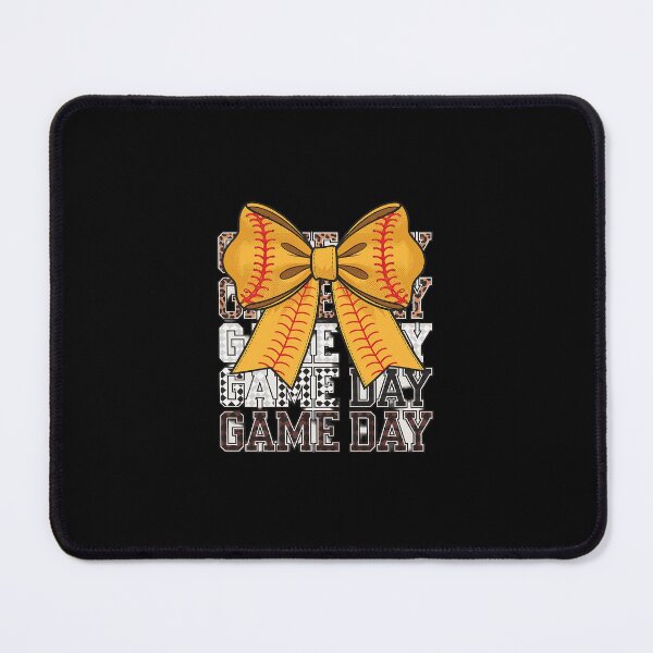 Item preview, Game Day Softball Coquette Bow Autumn Softball Season  designed and sold by SyntaxClaw.