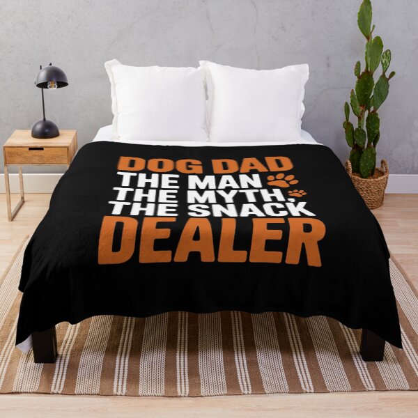 Item preview, Dog Dad The Man The Myth The Snack Dealer 3 designed and sold by MarryIsMonth.