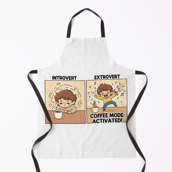 Item preview, Introvert Extrovert Coffee Meme Art designed and sold by CELESTIAL©️.