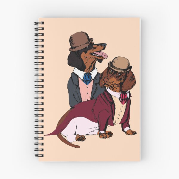Item preview, Short-haired dachshund in a three-piece suit designed and sold by VJG ILLUSTRATION.