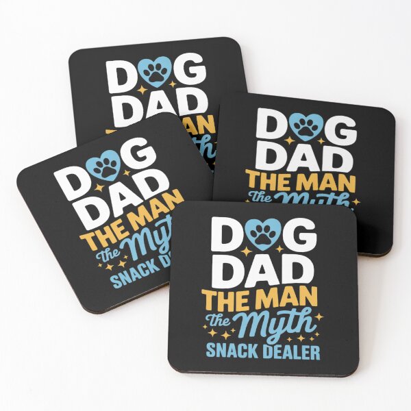 Item preview, Dog Dad The Man The Myth The Snack Dealer 9  designed and sold by FadeOfThrone.
