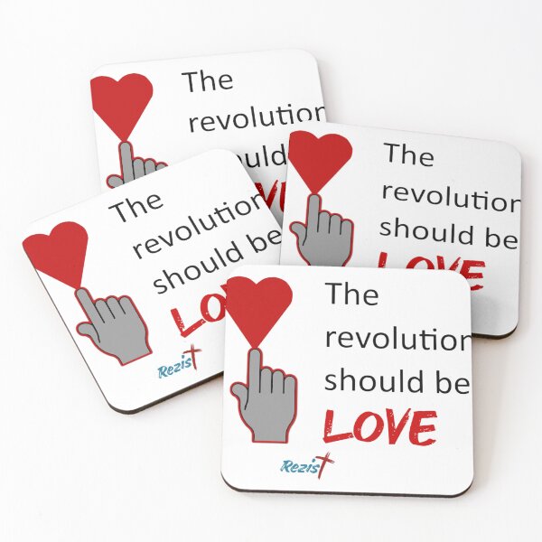 Item preview, The revolution should be love designed and sold by REZISTbyDeeJae.