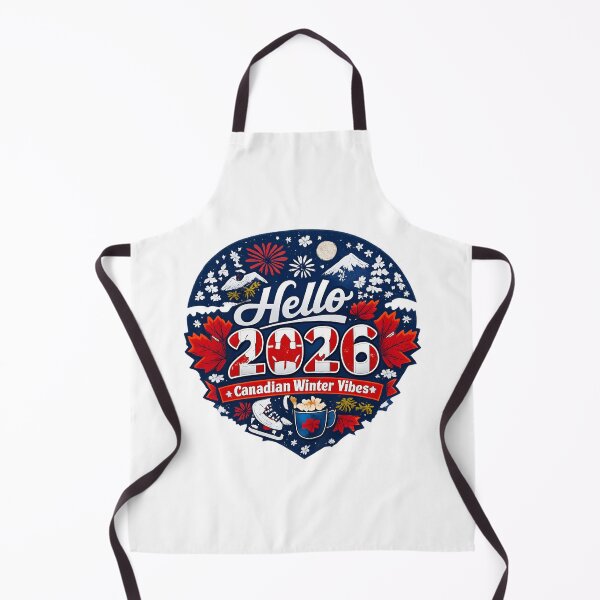 Item preview, Hello 2026 – Canadian Winter Vibes with Maple Leaf | Canadian New Year Design designed and sold by mocci10.