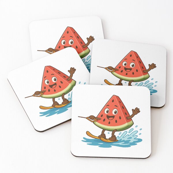Item preview, Winnie Watermelon Water Skiing designed and sold by Moons Studio.