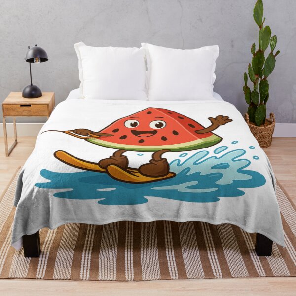 Item preview, Winnie Watermelon Water Skiing designed and sold by Moons Studio.