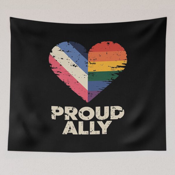 Item preview, Proud Ally Lesbian Gay Bisexual Trans Pan Queer LGBTQ designed and sold by AquaKiev.