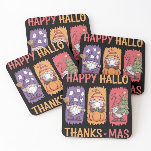 Item preview, Womens Happy Hallothanksmas Gnome Lover Halloween Merry Christmas  designed and sold by NailMolisa.
