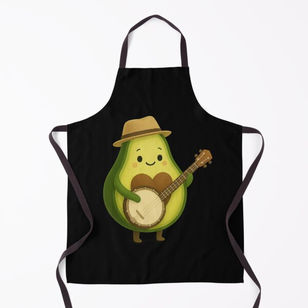 Item preview, Albert Avocado playing the Banjo designed and sold by Moons Studio.