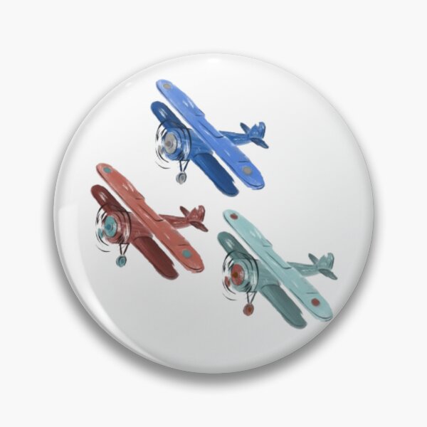 Item preview, biplanes in formation classic vintage aviation air show designed and sold by PilotandPlane.