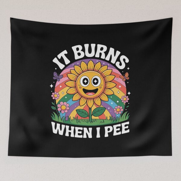 Item preview, Funny It Burns When I Pee Groovy Sarcastic  designed and sold by MyzoToyota.