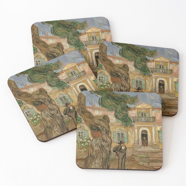 Item preview, A Corner of the Asylum and the Garden with a Heavy, Sawed-Off Tree by Vincent van Gogh designed and sold by RickE.