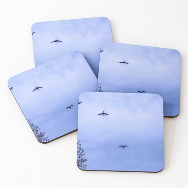 Item preview, Two Geese Flying Overhead designed and sold by aadventures.