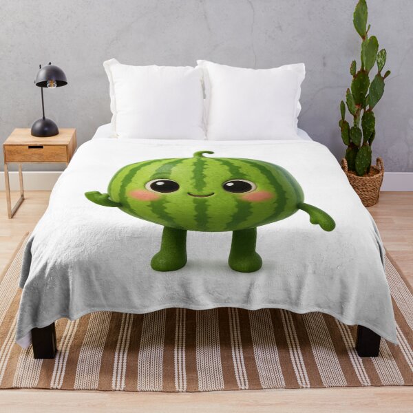 Item preview, Cute Watermelon Character | Kawaii Fruit Art designed and sold by Moons Studio.