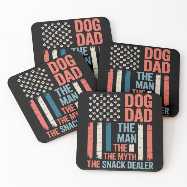 Item preview, Dog Dad The Man The Myth The Snack Dealer Father's Day  designed and sold by MarryIsMonth.