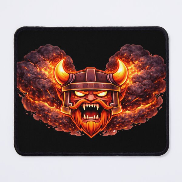 Item preview, Demonic Viking Rage – Fire Warrior Icon designed and sold by Galskap.