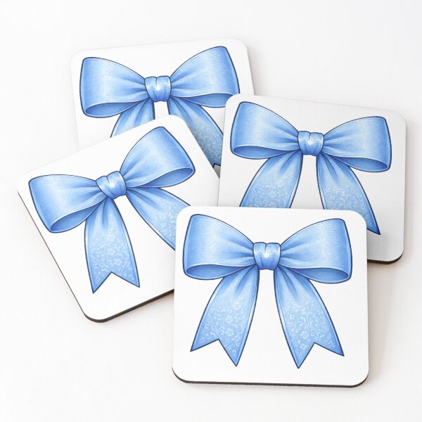 Item preview, Blue Ribbon Bow T-Shirt Design designed and sold by LoppiPrintShop.