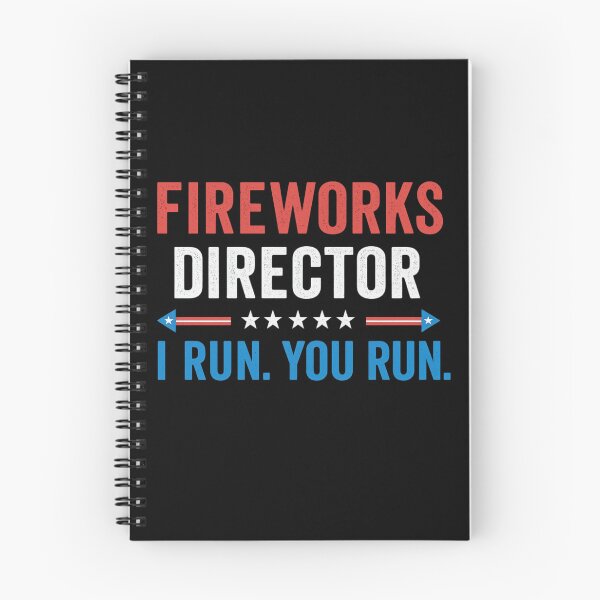 Item preview, Fireworks Director I Run You Run Funny Patriotic Quote designed and sold by flagylART.