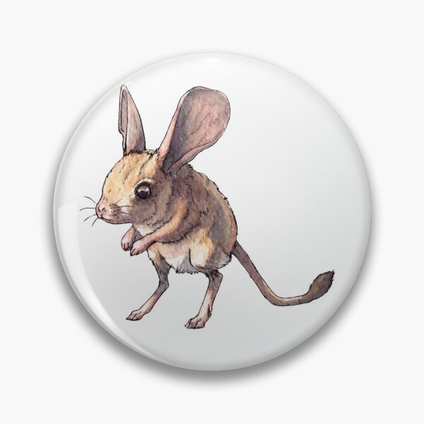Item preview, Jerboa the Desert Mouse - Watercolor illustration designed and sold by AquarellChill.