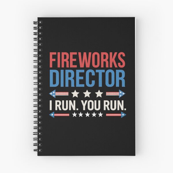 Item preview, Fireworks Director I Run You Run Funny Patriotic Quote designed and sold by flagylART.