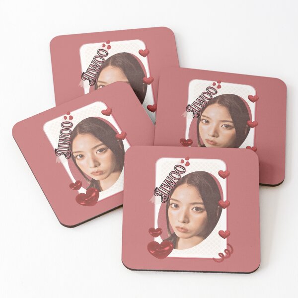 Item preview, NMIXX Jiwoo Kpop Girl group Scrapbook Collage Scrapbook Collage Red Aesthetic Collage Design designed and sold by AJUNICE STUDIO.