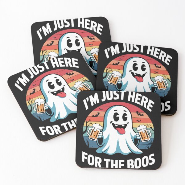 Item preview, I'm Just Here For The Boos Cute Ghost Halloween Costume 4  designed and sold by NailMolisa.