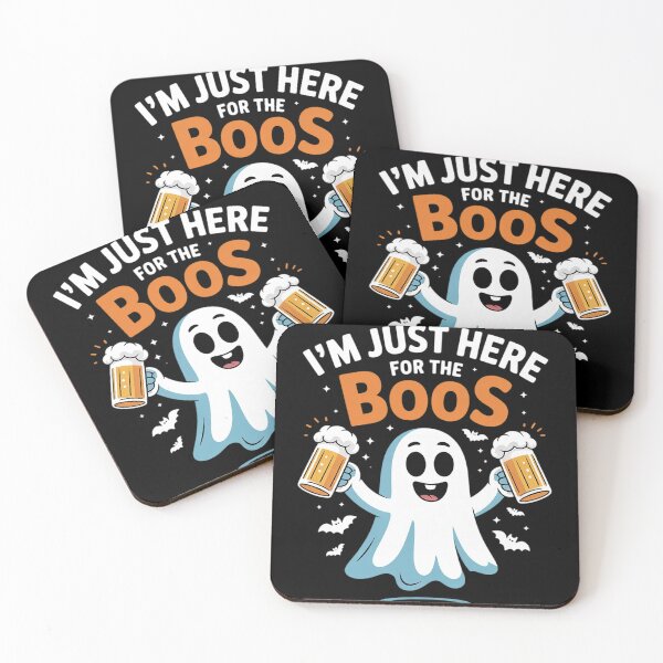 Item preview, I'm Just Here For The Boos Cute Ghost Halloween Costume  designed and sold by NailMolisa.