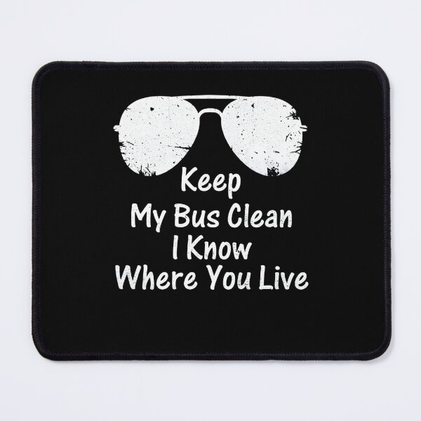 Item preview, Funny School Bus Driver Gift – Keep My Bus Clean Sunglasses Grunge designed and sold by julimarks.