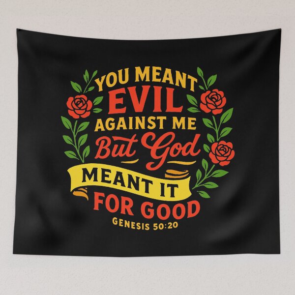 Item preview, Genesis 50:20 You Meant Evil Against Me But God Meant It For Good designed and sold by plushism.