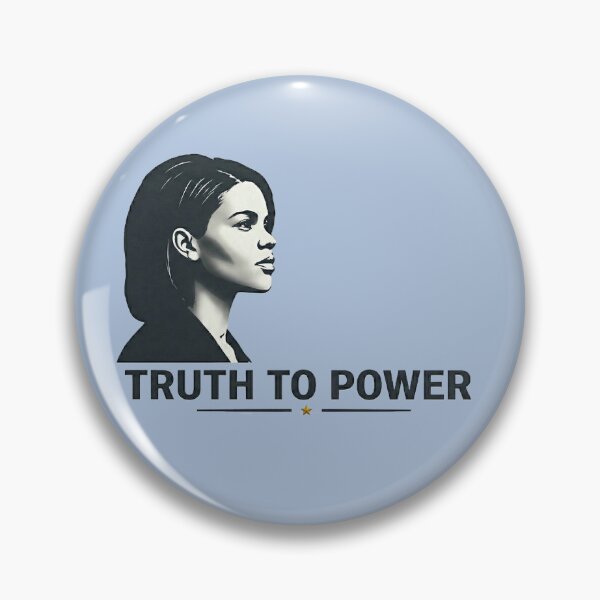 Item preview, Speak Truth to Power - Candace Owens Minimalist Silhouette - Dusty Blue edition designed and sold by Miss Cutie Designs.