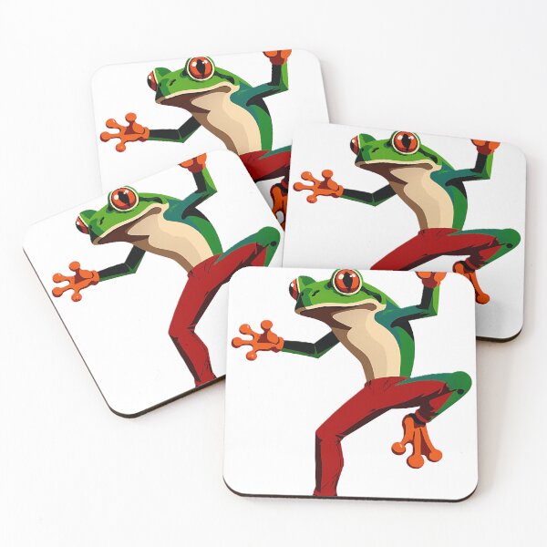 Item preview, Confident Red-Eyed Tree Frog designed and sold by iwzzuel.
