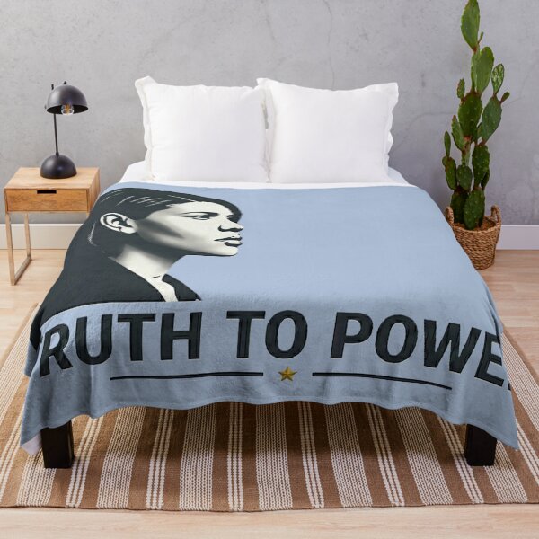 Item preview, Speak Truth to Power - Candace Owens Minimalist Silhouette - Dusty Blue edition designed and sold by Miss Cutie Designs.