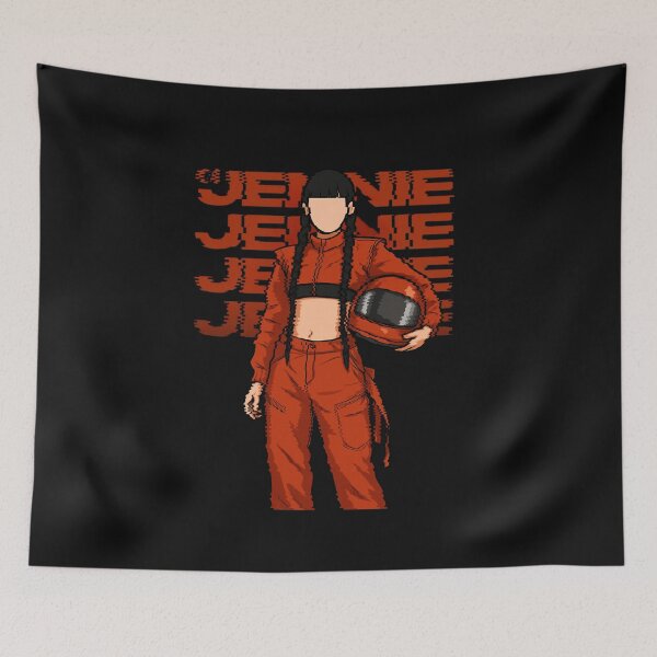 Item preview, Glitch Fashion Artwork – Futuristic Red Suit Girl designed and sold by TheNoova.