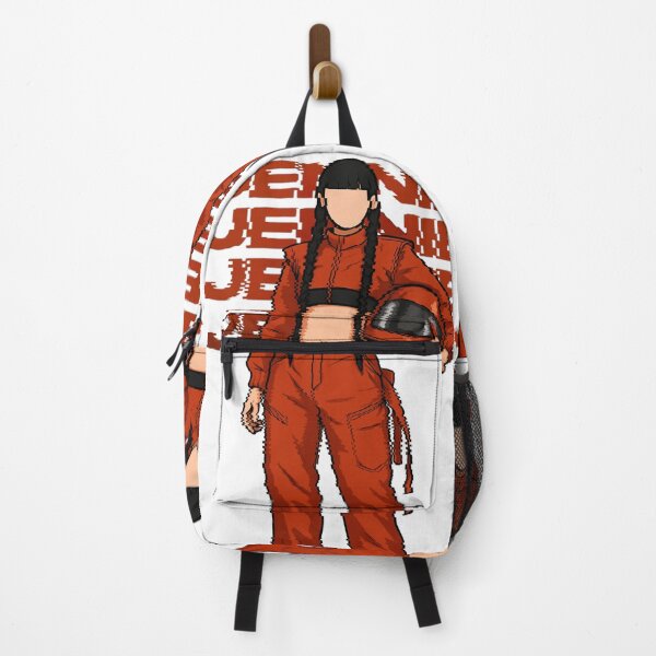 Item preview, Glitch Fashion Artwork – Futuristic Red Suit Girl designed and sold by Noova Studio.