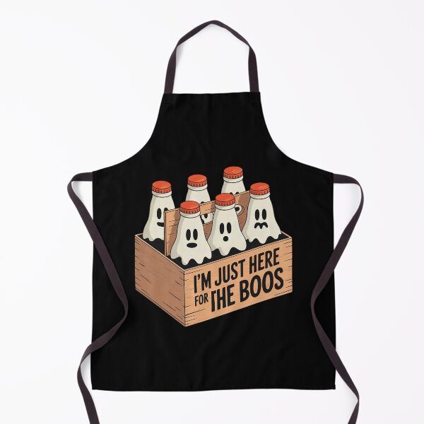 Item preview, I'm Just Here For The Boos Cute Men Ghost Funny Halloween  designed and sold by NailMolisa.