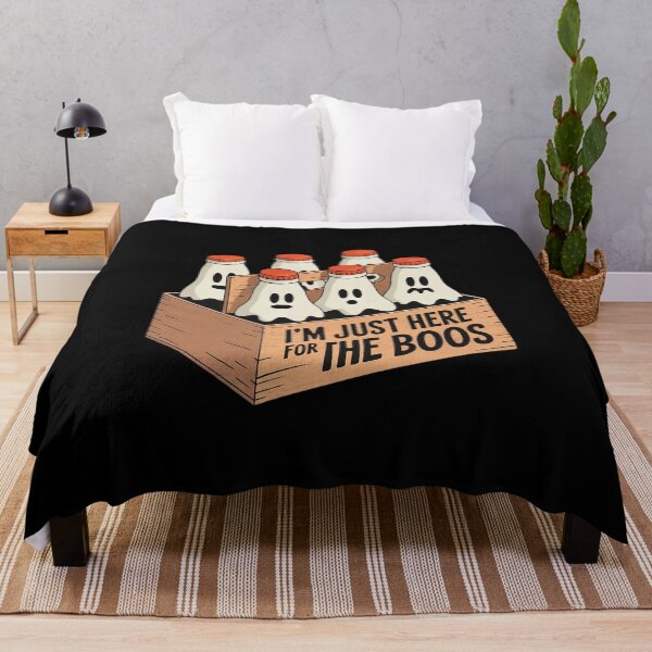Item preview, I'm Just Here For The Boos Cute Men Ghost Funny Halloween designed and sold by NailMolisa.