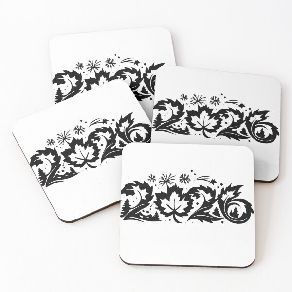 Item preview, Happy New Year 2026 Canada – White Winter Maple Leaf | Minimalist Canadian Winter Design designed and sold by mocci10.