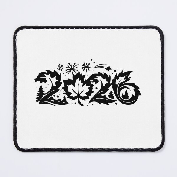 Item preview, Happy New Year 2026 Canada – White Winter Maple Leaf | Minimalist Canadian Winter Design designed and sold by mocci10.
