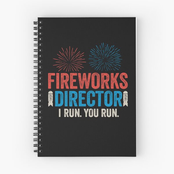Item preview, Fireworks Director I Run You Run Funny Patriotic Firework Quote designed and sold by flagylART.