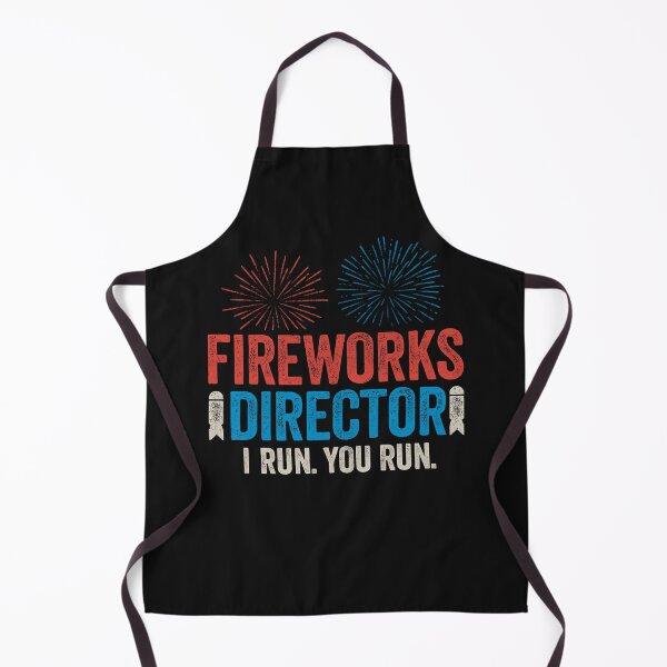 Item preview, Fireworks Director I Run You Run Funny Patriotic Firework Quote designed and sold by flagylART.