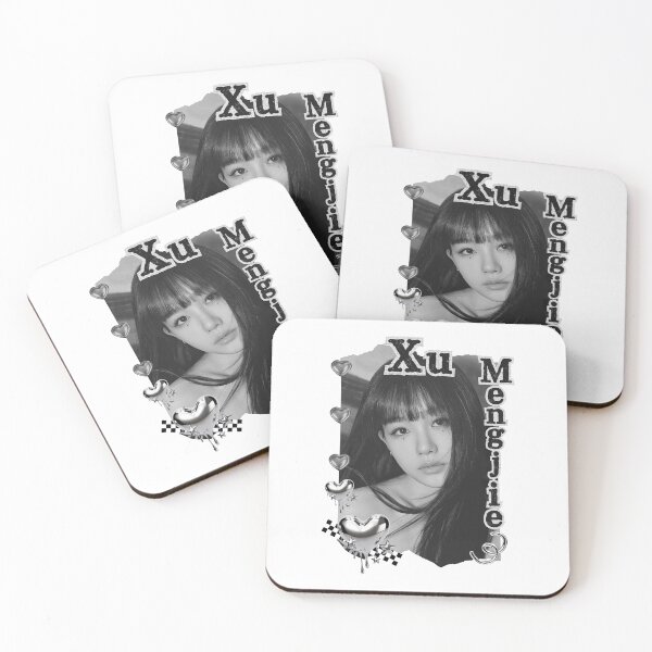 Item preview, Xu Mengjie  Rainbow Xu – Xu Jiaqi (许佳琪) Chinese Actress Art Chinese Celebrity Illustration Black and White Collage Digital Art Portrait designed and sold by AJUNICE STUDIO.