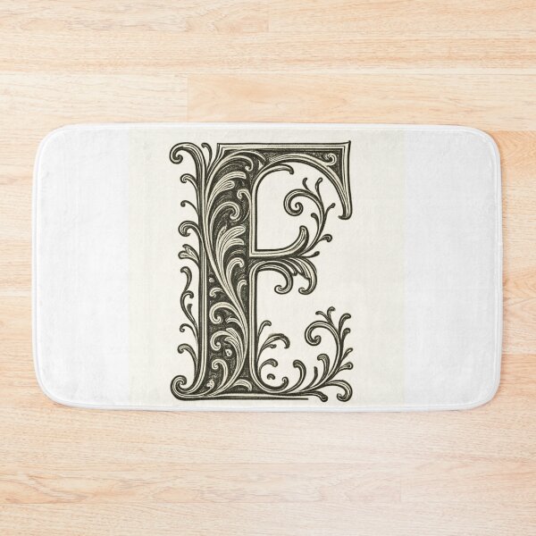 Item preview, Ornamental Letter F – Minimal  Typography designed and sold by DvRose-.