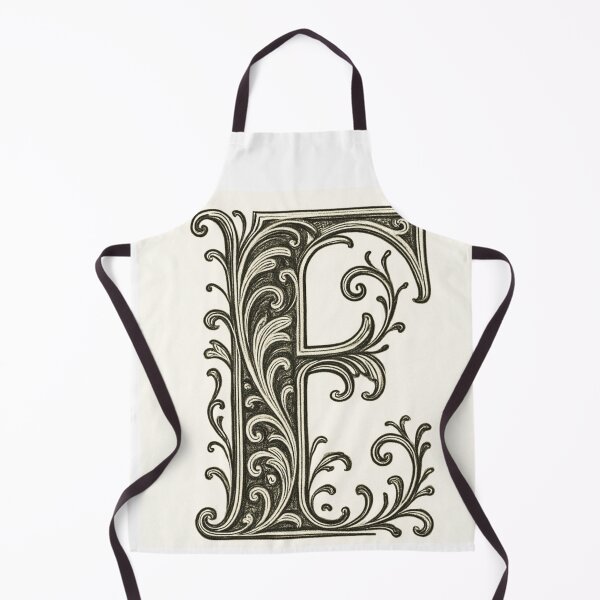 Item preview, Ornamental Letter F – Minimal Typography designed and sold by DvRose-.