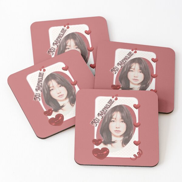 Item preview, Xu Mengjie  Rainbow Xu – Xu Jiaqi (许佳琪) Portrait Chinese Actress Art Chinese Celebrity Illustration portrait illustration Red Aesthetic Collage Design designed and sold by AJUNICE STUDIO.