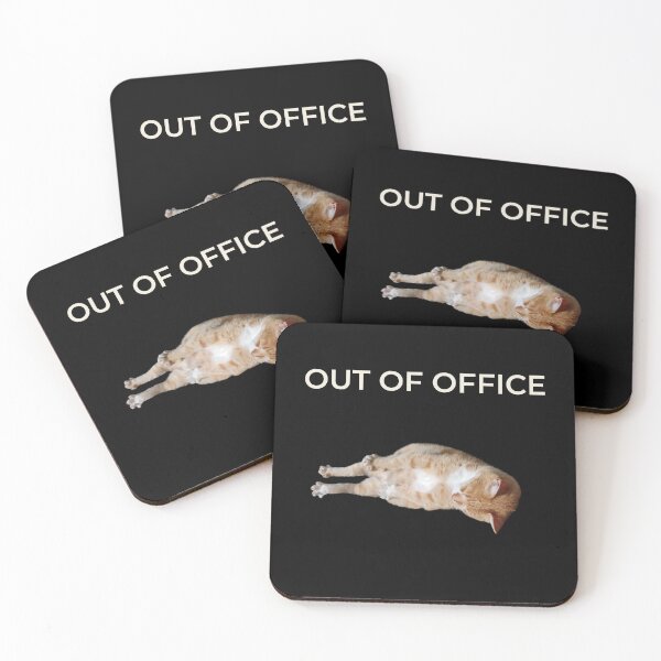 Item preview, Out of Office: Cat Edition designed and sold by MB-CatPrints.