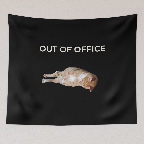 Item preview, Out of Office: Cat Edition designed and sold by MB-CatPrints.