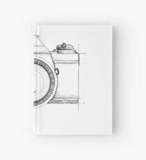 Vintage SLR Kamerazeichnung Notizbuch