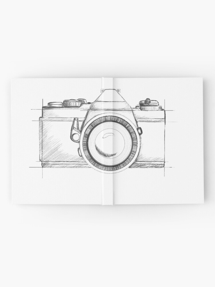 Carnet Cartonne Dessin D Appareil Photo Slr Vintage Par Addiemariehh Redbubble